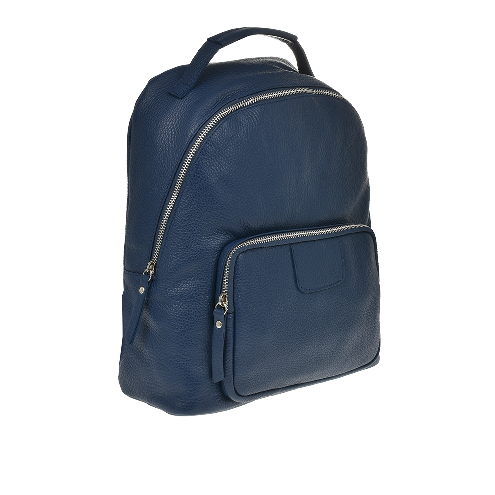 Rucsac dama din piele naturala Antonia Moretti AM1211, Albastru, #2, Bagsy