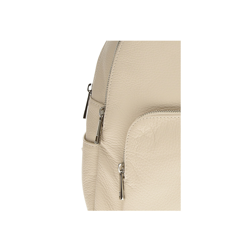 Rucsac dama din piele naturala Antonia Moretti AM1215, Bej, #5, Bagsy