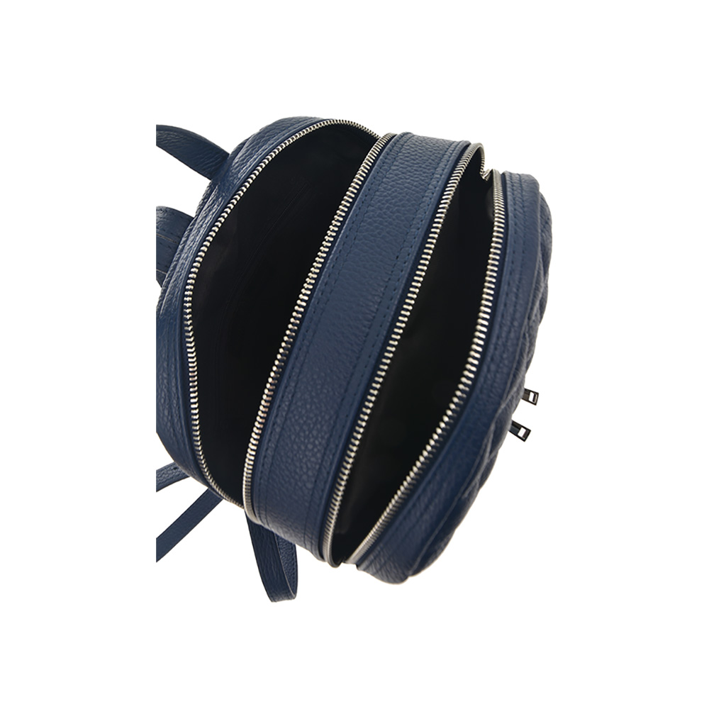 Rucsac dama din piele naturala Antonia Moretti AM1217, Albastru, #4, Bagsy