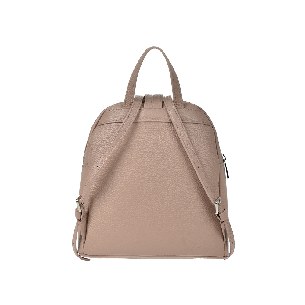 Rucsac dama din piele naturala Antonia Moretti AM1217, Roz prafuit, #3, Bagsy