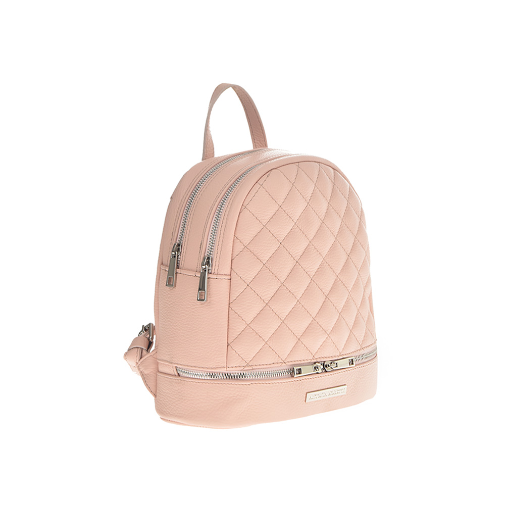 Rucsac dama din piele naturala Antonia Moretti AM1217, Roz, #2, Bagsy