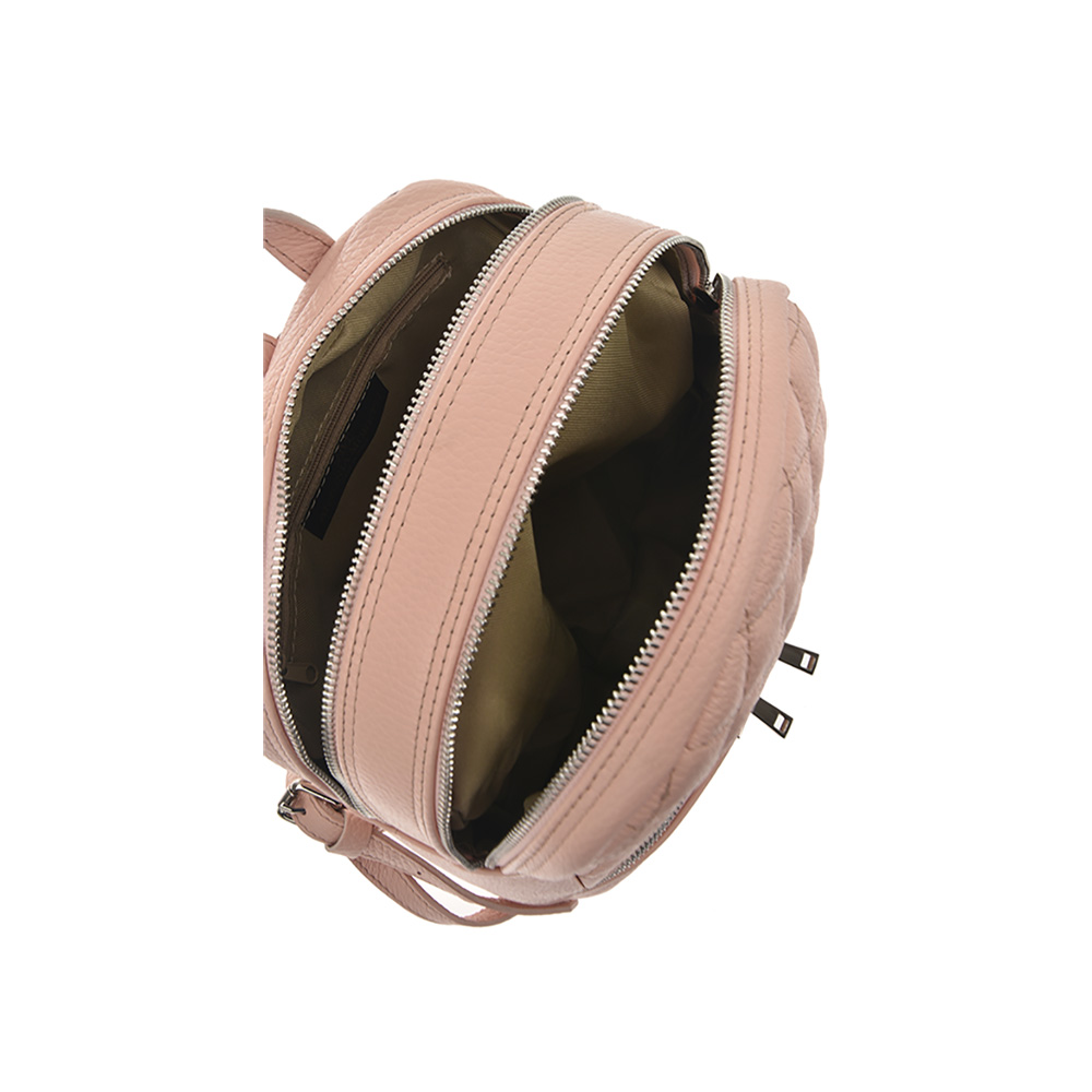 Rucsac dama din piele naturala Antonia Moretti AM1217, Roz, #4, Bagsy