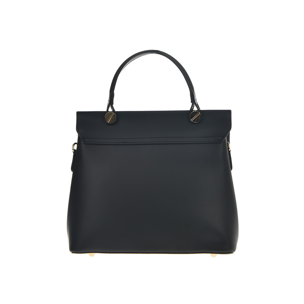 Geanta de mana din piele naturala Antonia Moretti AM1220, Negru, #3, Bagsy