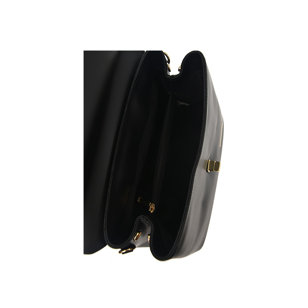 Geanta de mana din piele naturala Antonia Moretti AM1220, Negru, #4, Bagsy