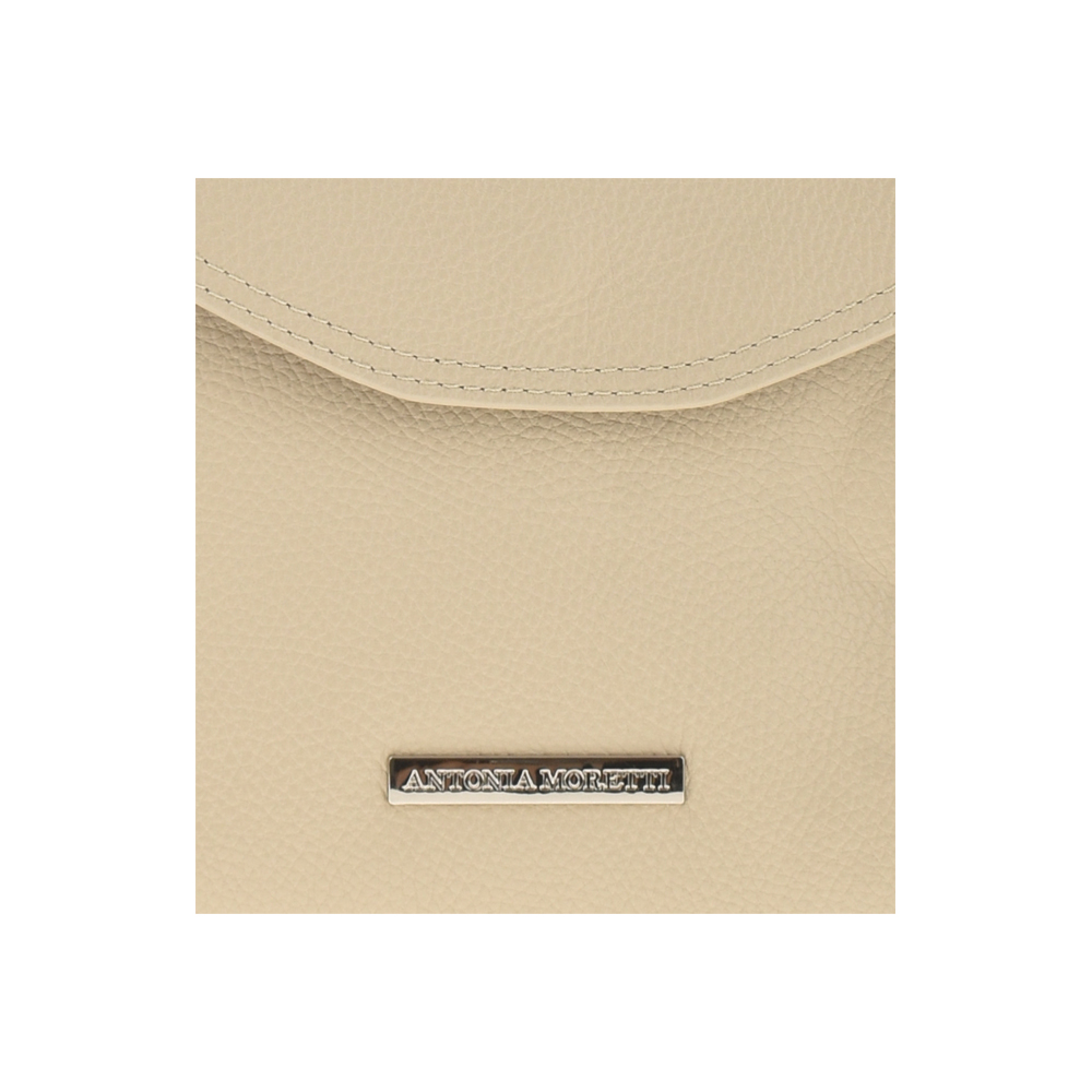 Rucsac dama din piele naturala Antonia Moretti AM1221, Bej, #5, Bagsy