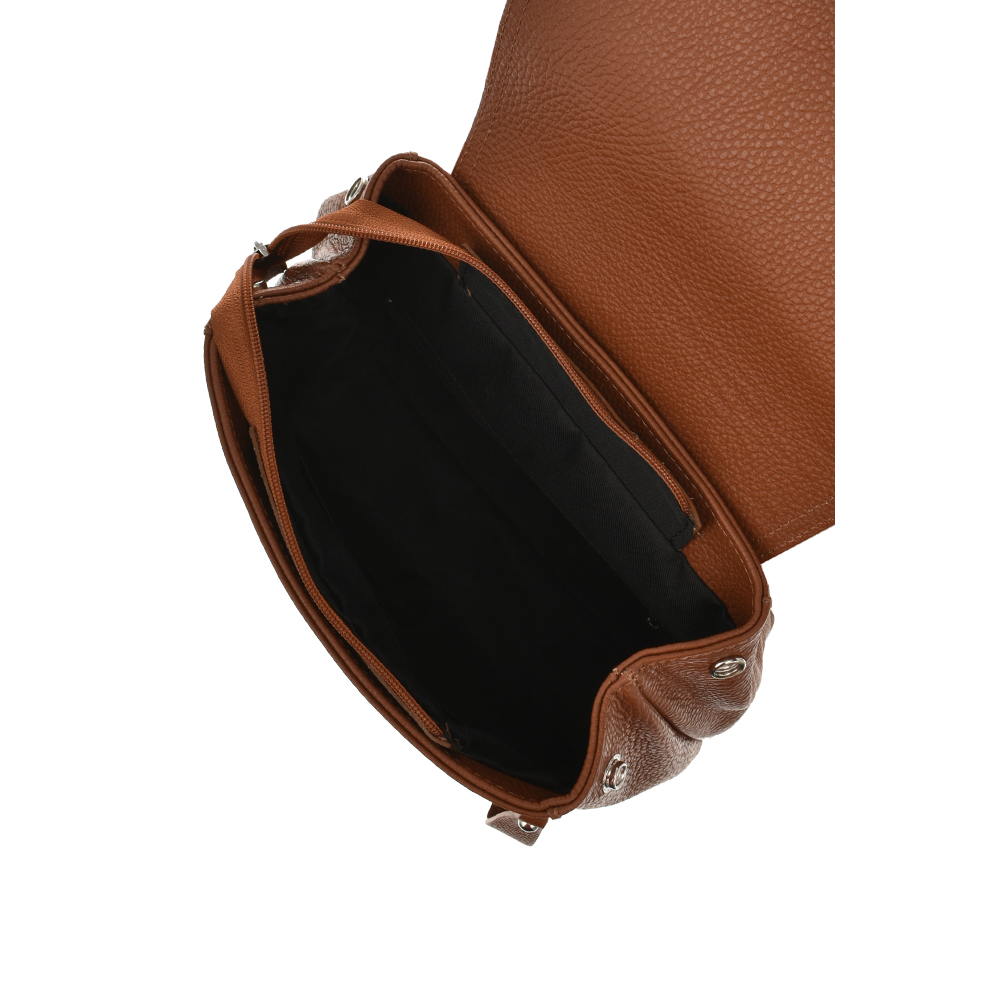 Rucsac dama din piele naturala Antonia Moretti AM1221, Cognac, #4, Bagsy