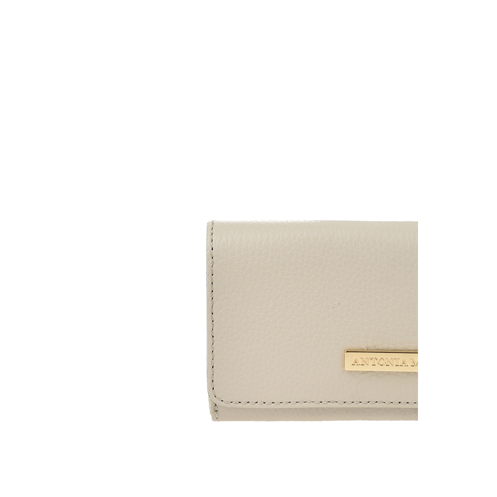 Portofel dama din piele naturala Antonia Moretti AM1232, Bej, #5, Bagsy