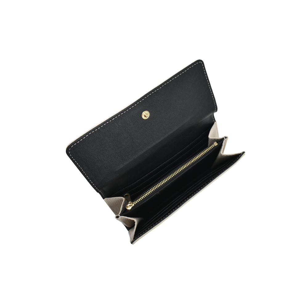 Portofel dama din piele naturala Antonia Moretti AM1232, Bej, #4, Bagsy