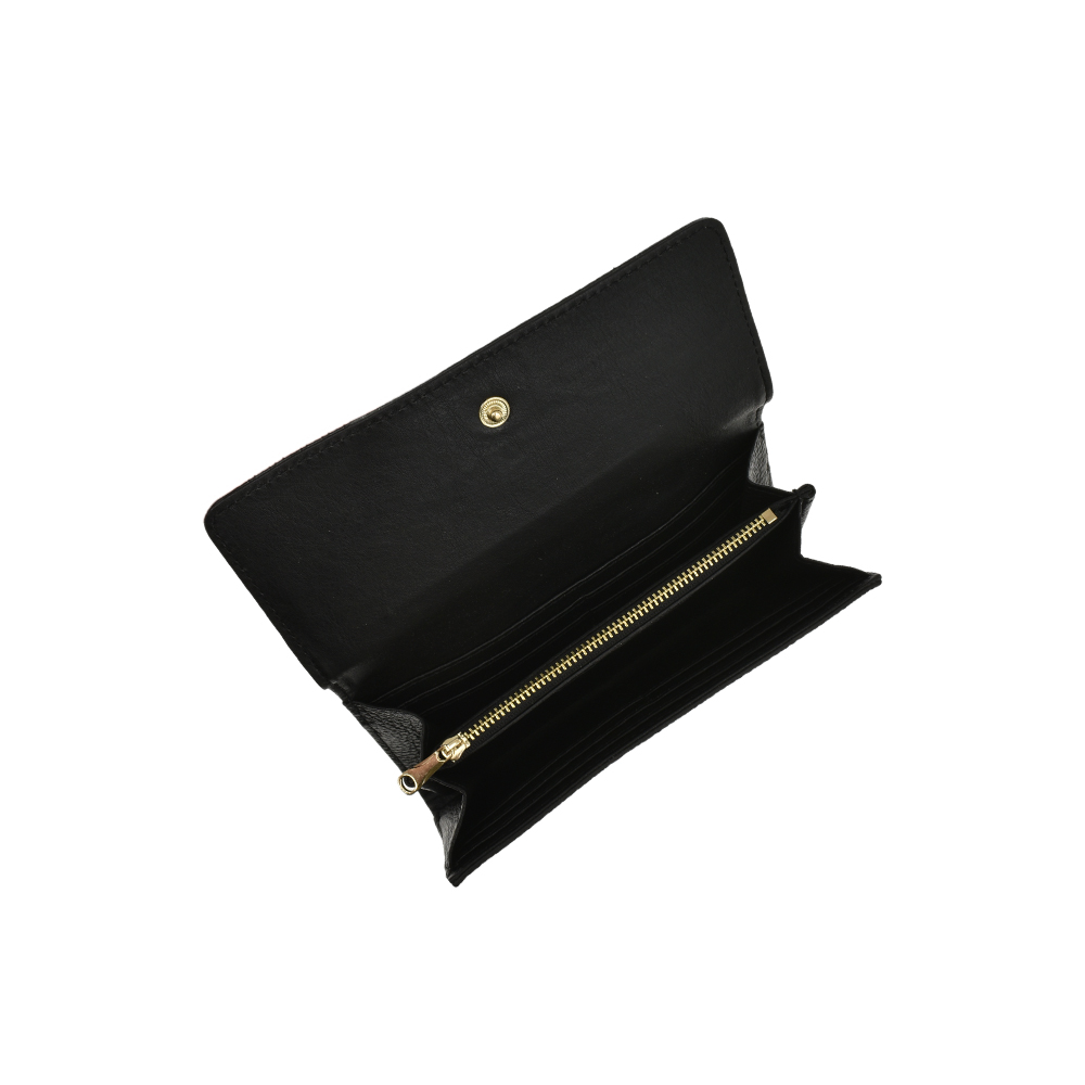 Portofel dama din piele naturala Antonia Moretti AM1232, Negru, #4, Bagsy