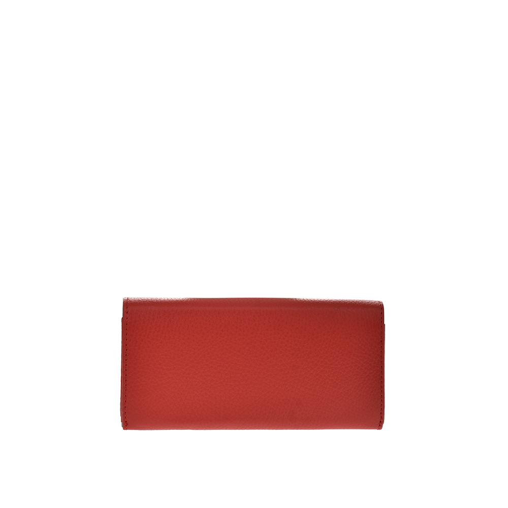 Portofel dama din piele naturala Antonia Moretti AM1232, Rosu, #3, Bagsy