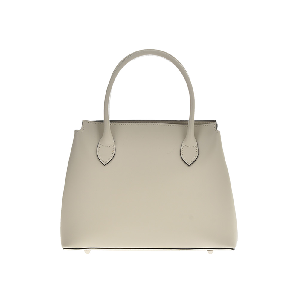 Geanta de mana din piele naturala Antonia Moretti AM1236, Bej, #3, Bagsy