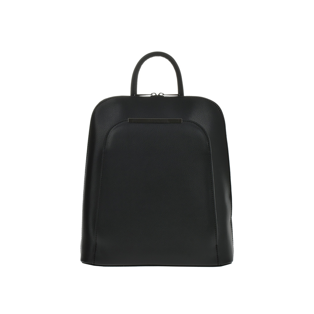 Rucsac dama din piele naturala Antonia Moretti AM1237, Negru, #1, Bagsy