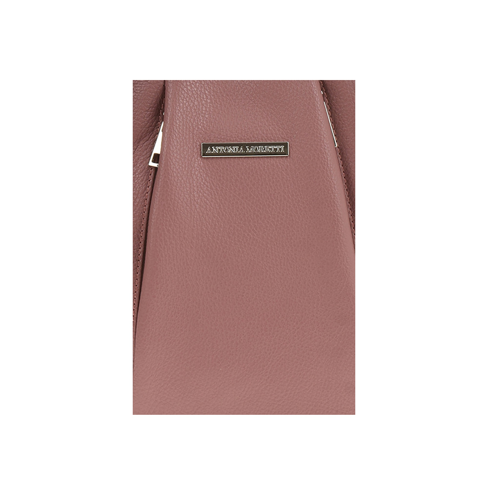 Rucsac dama din piele naturala Antonia Moretti AM01240, Lila, Nr. 5, Bagsy