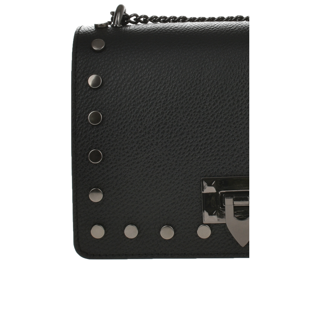 Geanta de umar din piele naturala Antonia Moretti AM1247, Negru, #5, Bagsy