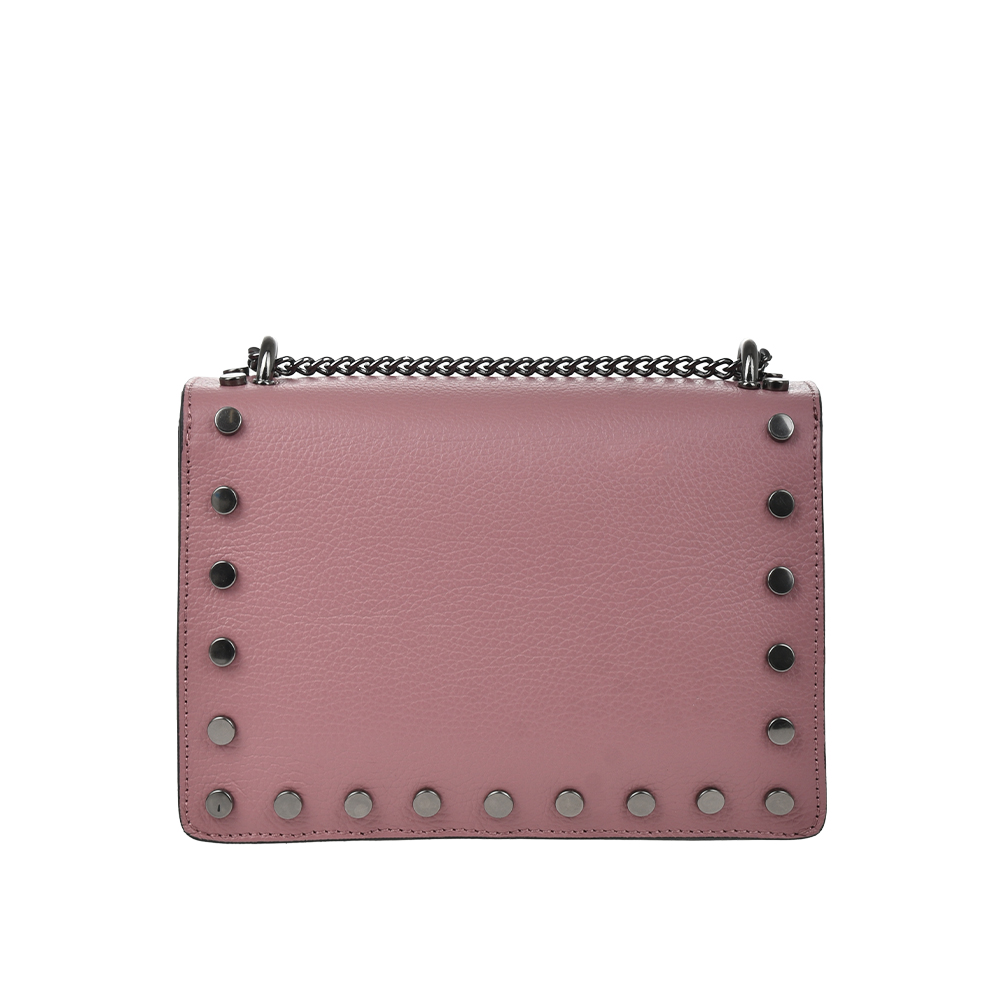 Geanta de umar din piele naturala Antonia Moretti AM1247, Lila, #3, Bagsy