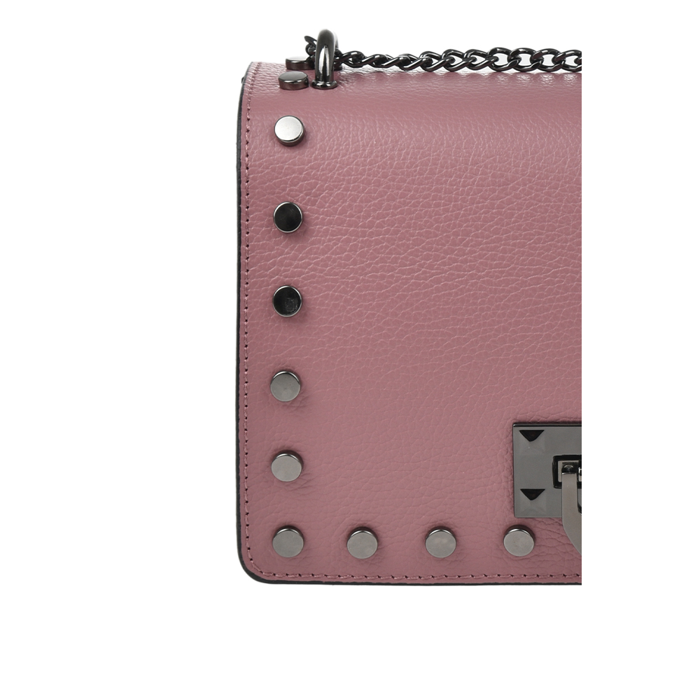 Geanta de umar din piele naturala Antonia Moretti AM1247, Lila, #5, Bagsy