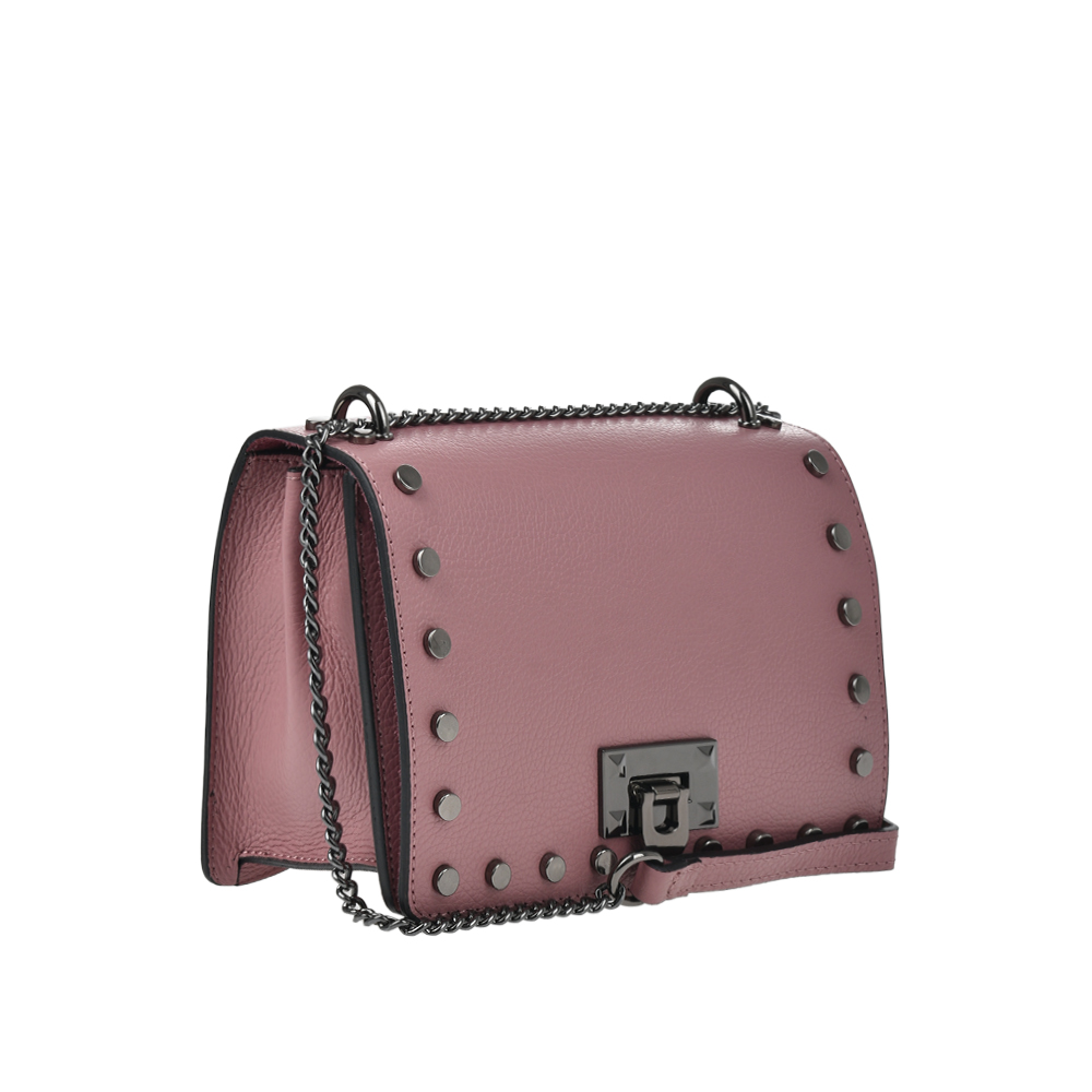 Geanta de umar din piele naturala Antonia Moretti AM1247, Lila, #2, Bagsy