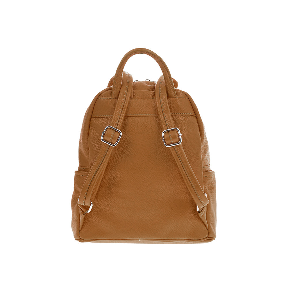 Rucsac dama din piele naturala Antonia Moretti AM1249, Cognac, #3, Bagsy
