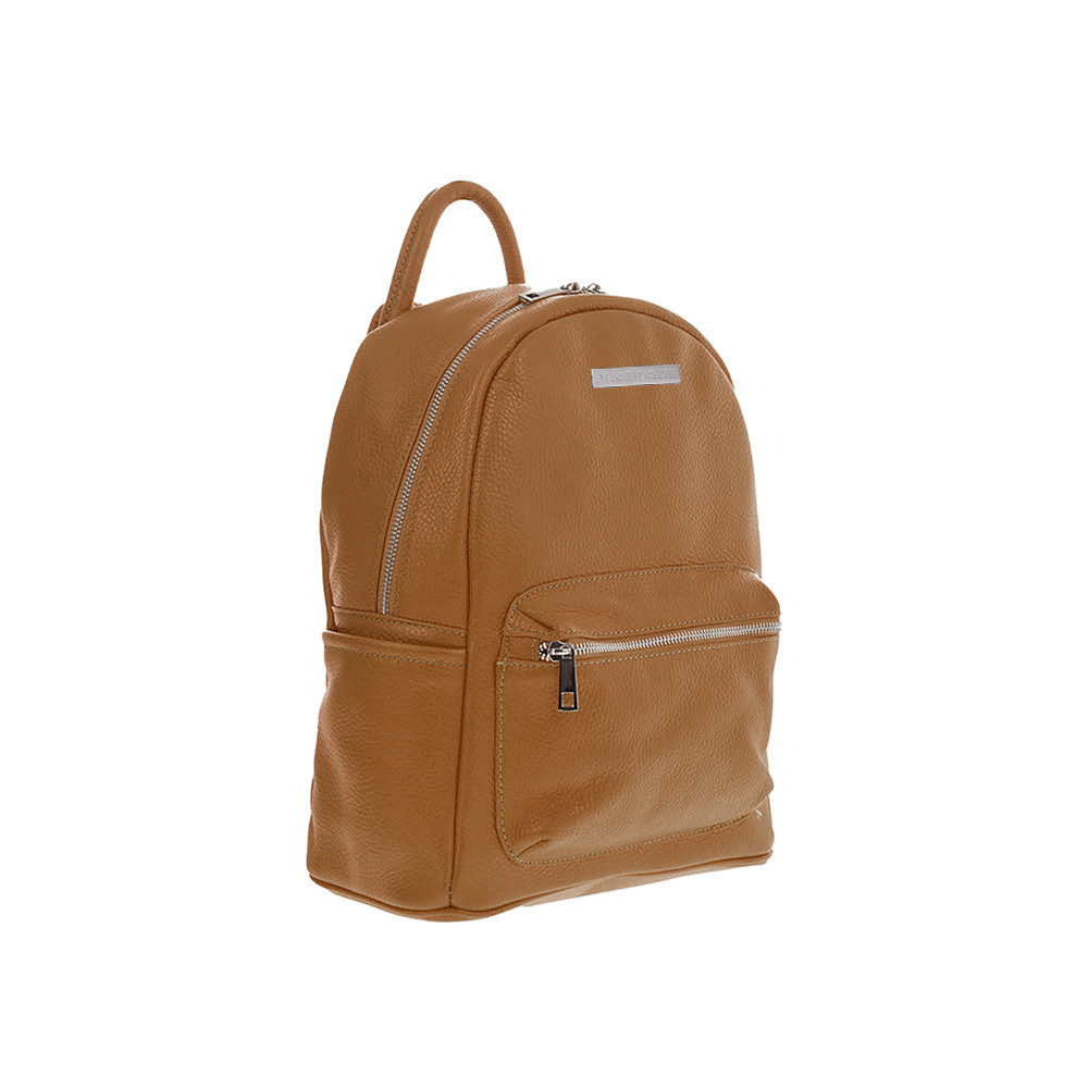 Rucsac dama din piele naturala Antonia Moretti AM1249, Cognac, #2, Bagsy