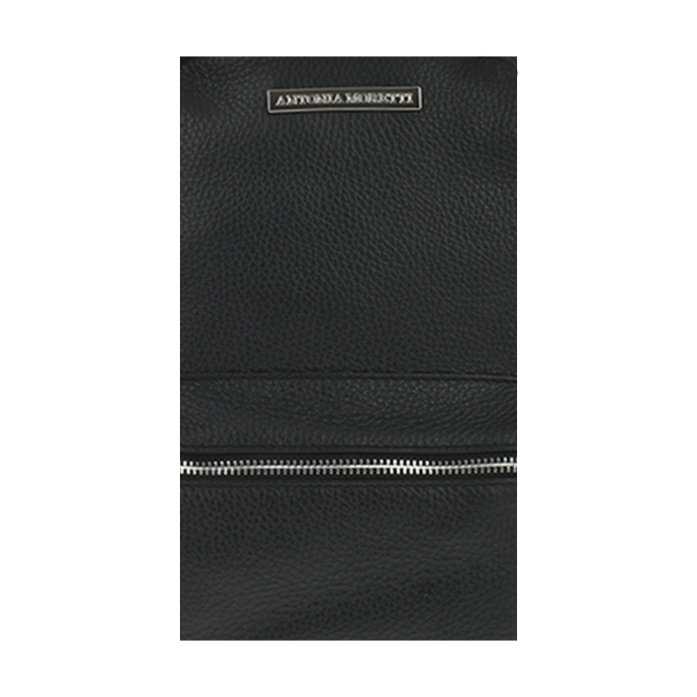 Rucsac dama din piele naturala Antonia Moretti AM1249, Negru, #5, Bagsy