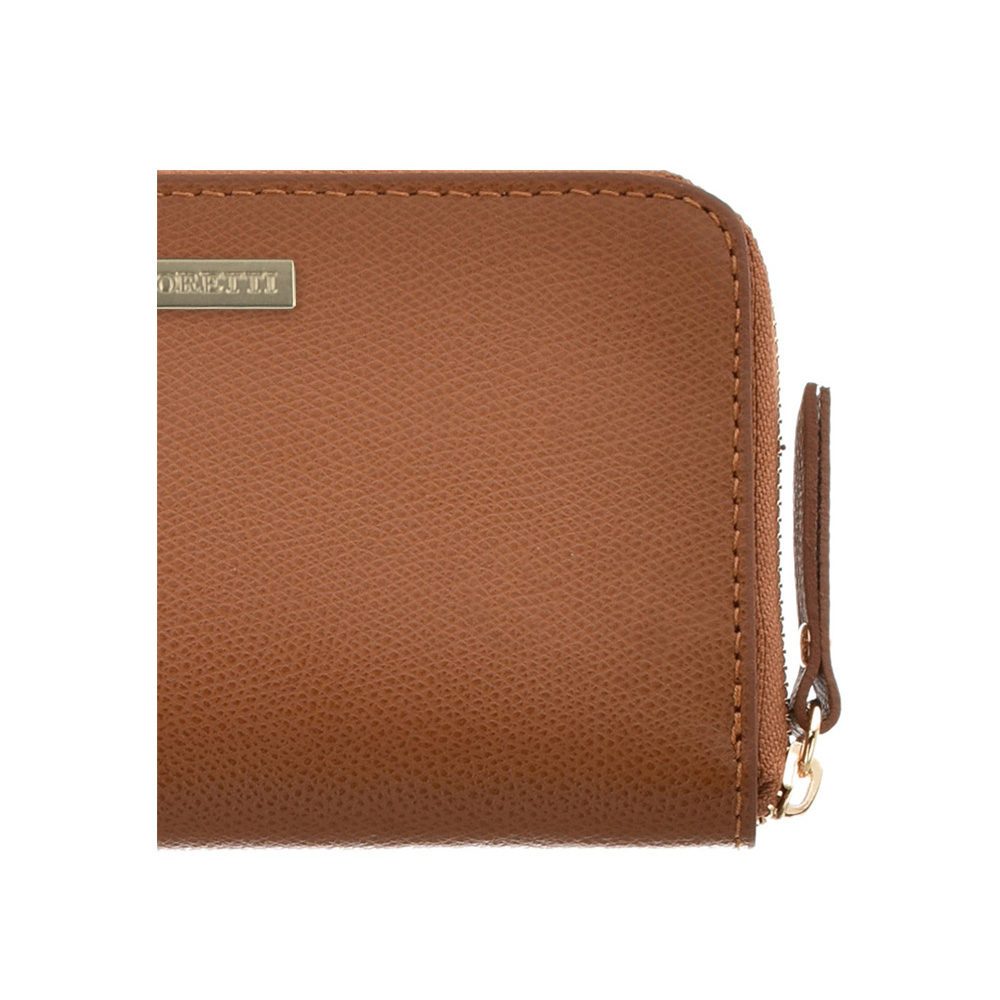 Portofel dama din piele naturala Antonia Moretti AM1253, Cognac, #5, Bagsy