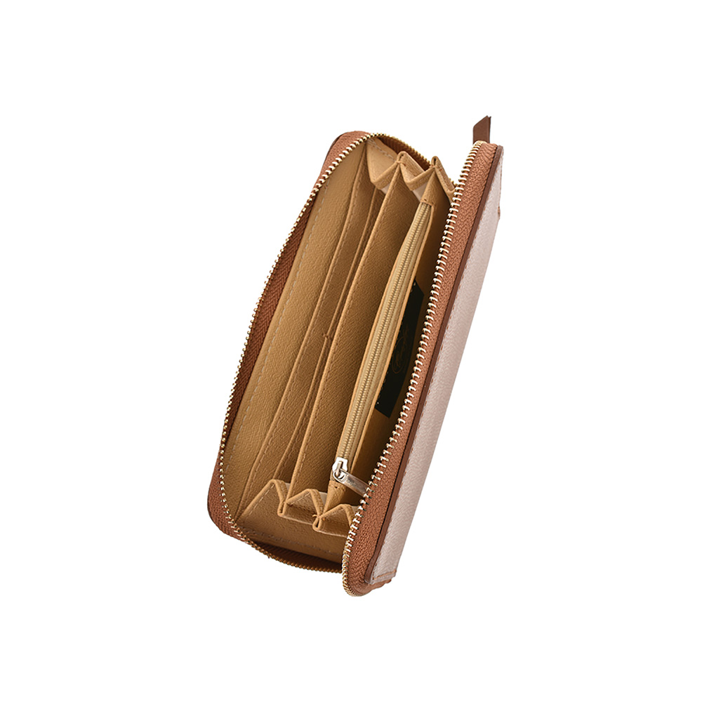 Portofel dama din piele naturala Antonia Moretti AM1253, Cognac, #4, Bagsy