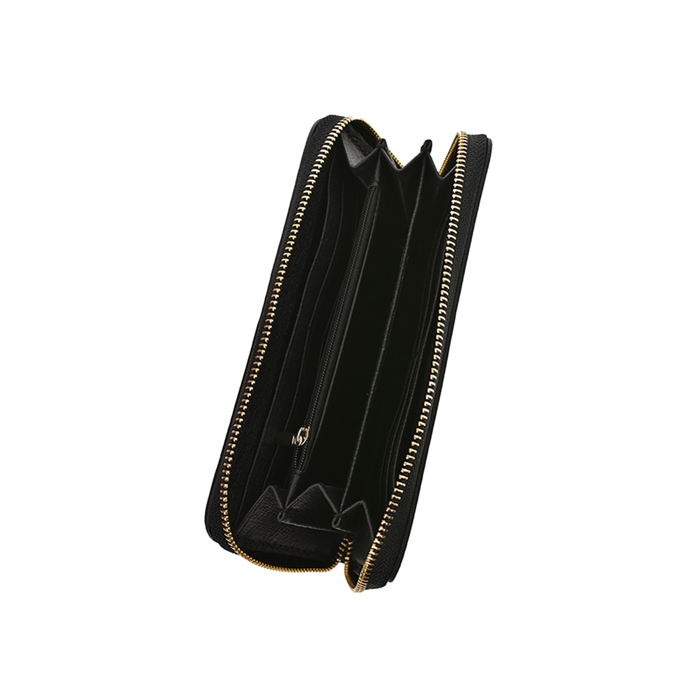 Portofel dama din piele naturala Antonia Moretti AM1253, Negru, #4, Bagsy