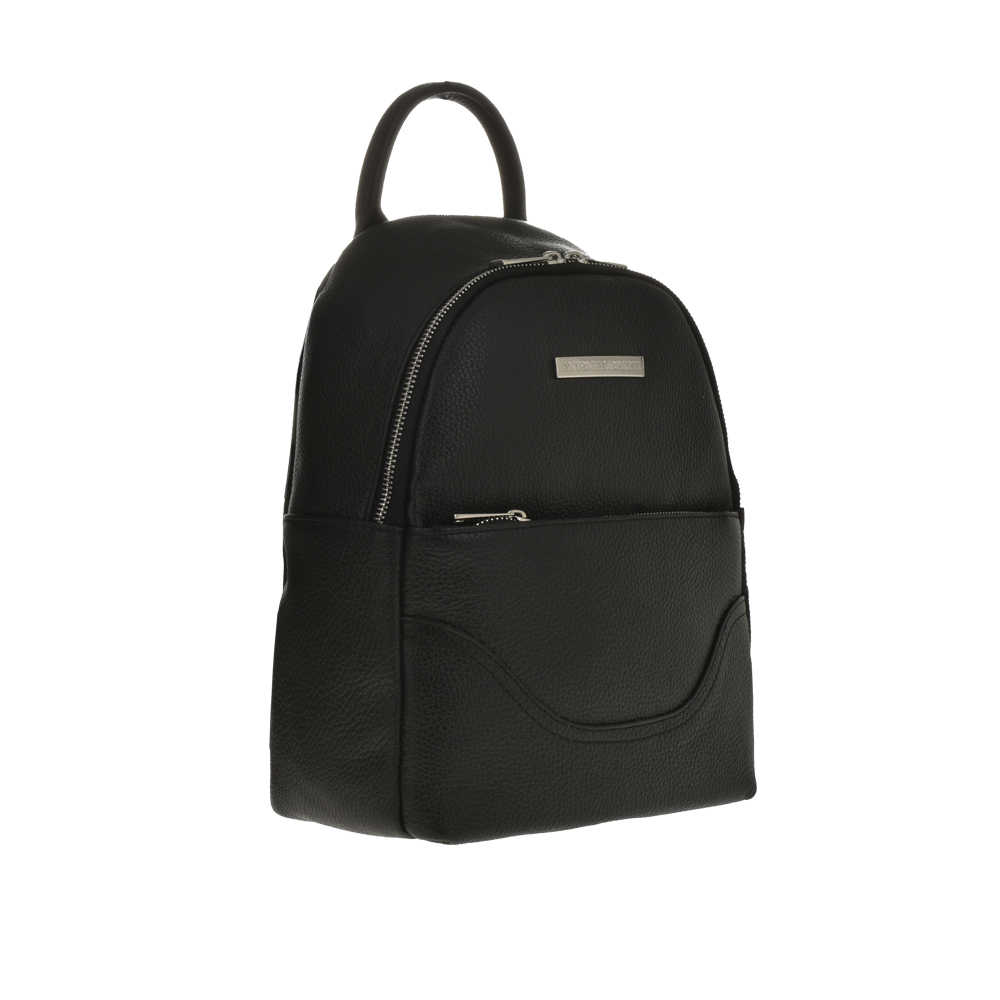 Rucsac dama din piele naturala Antonia Moretti AM1258, Negru, #2, Bagsy