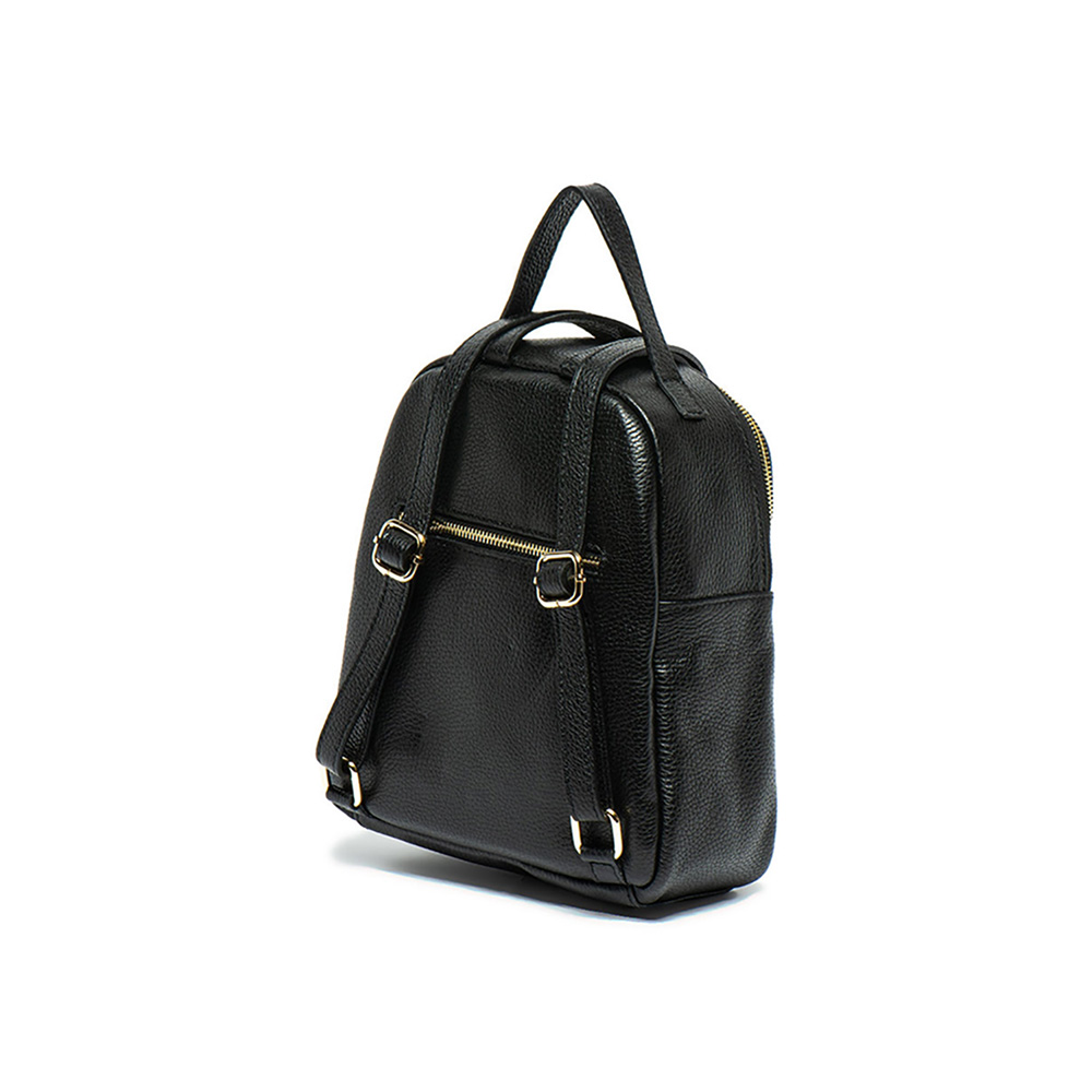 Rucsac dama din piele naturala Antonia Moretti AM1261, Negru, #4, Bagsy