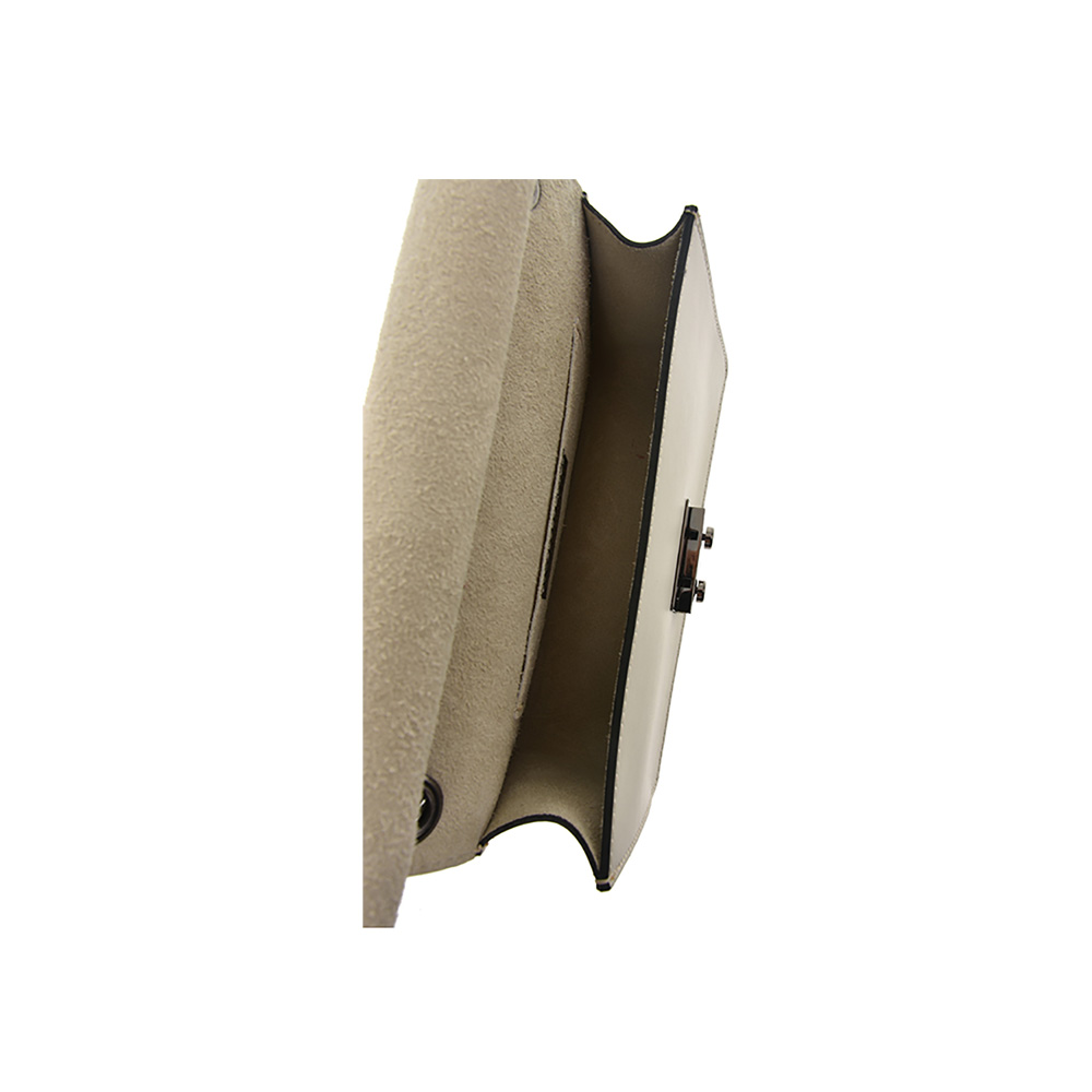 Geanta de umar din piele naturala Antonia Moretti AM1262, Bej, #4, Bagsy