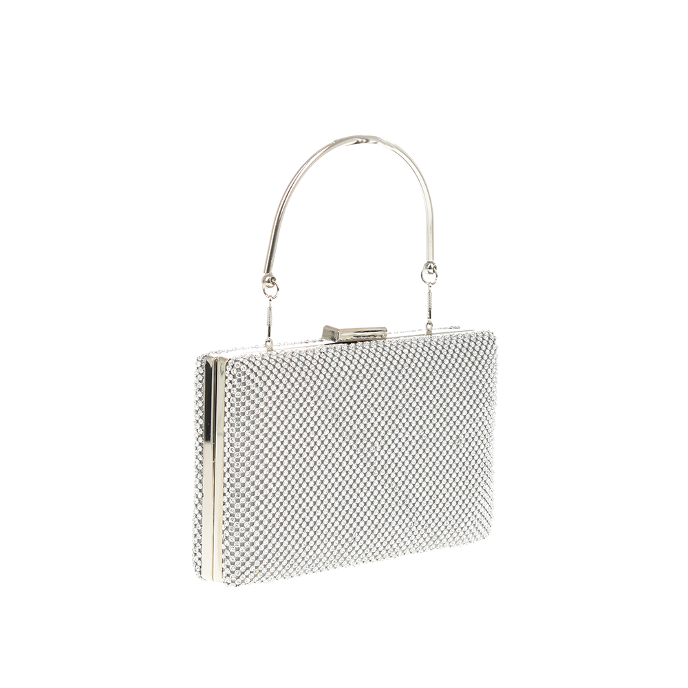 Geanta de ocazie Antonia Moretti AM1267, Argintiu, #2, Bagsy