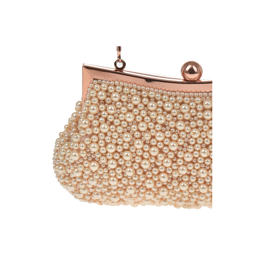 Geanta de ocazie Antonia Moretti AM1273, Sampanie, #5, Bagsy