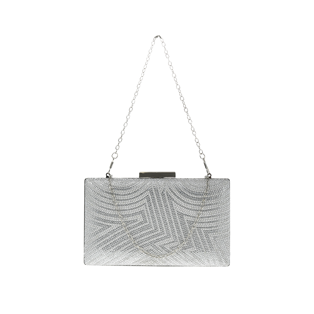 Geanta de ocazie Antonia Moretti AM1275, Argintiu, #3, Bagsy