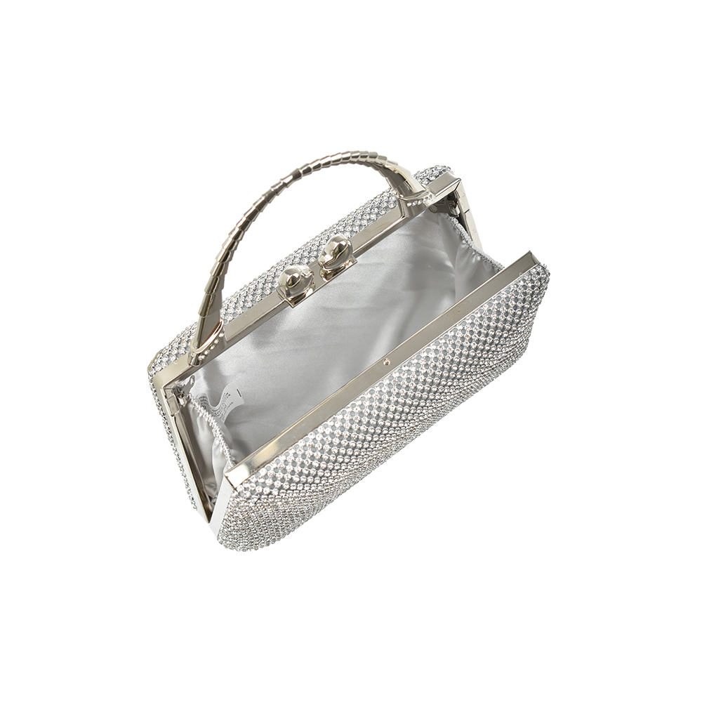 Geanta de ocazie Antonia Moretti AM1283, Argintiu, #4, Bagsy