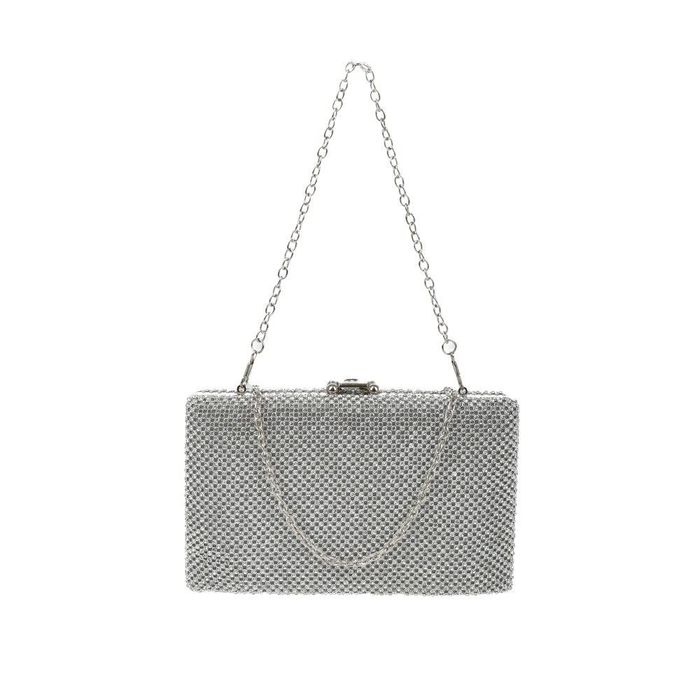 Geanta de ocazie Antonia Moretti AM1284, Argintiu, #3, Bagsy