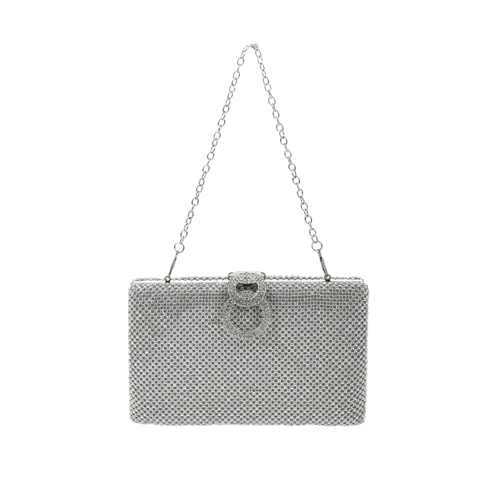 Geanta de ocazie Antonia Moretti AM1284, Argintiu, #1, Bagsy