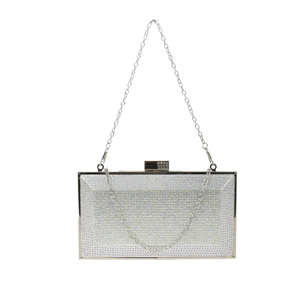 Geanta de ocazie Antonia Moretti AM1285, Argintiu, #3, Bagsy