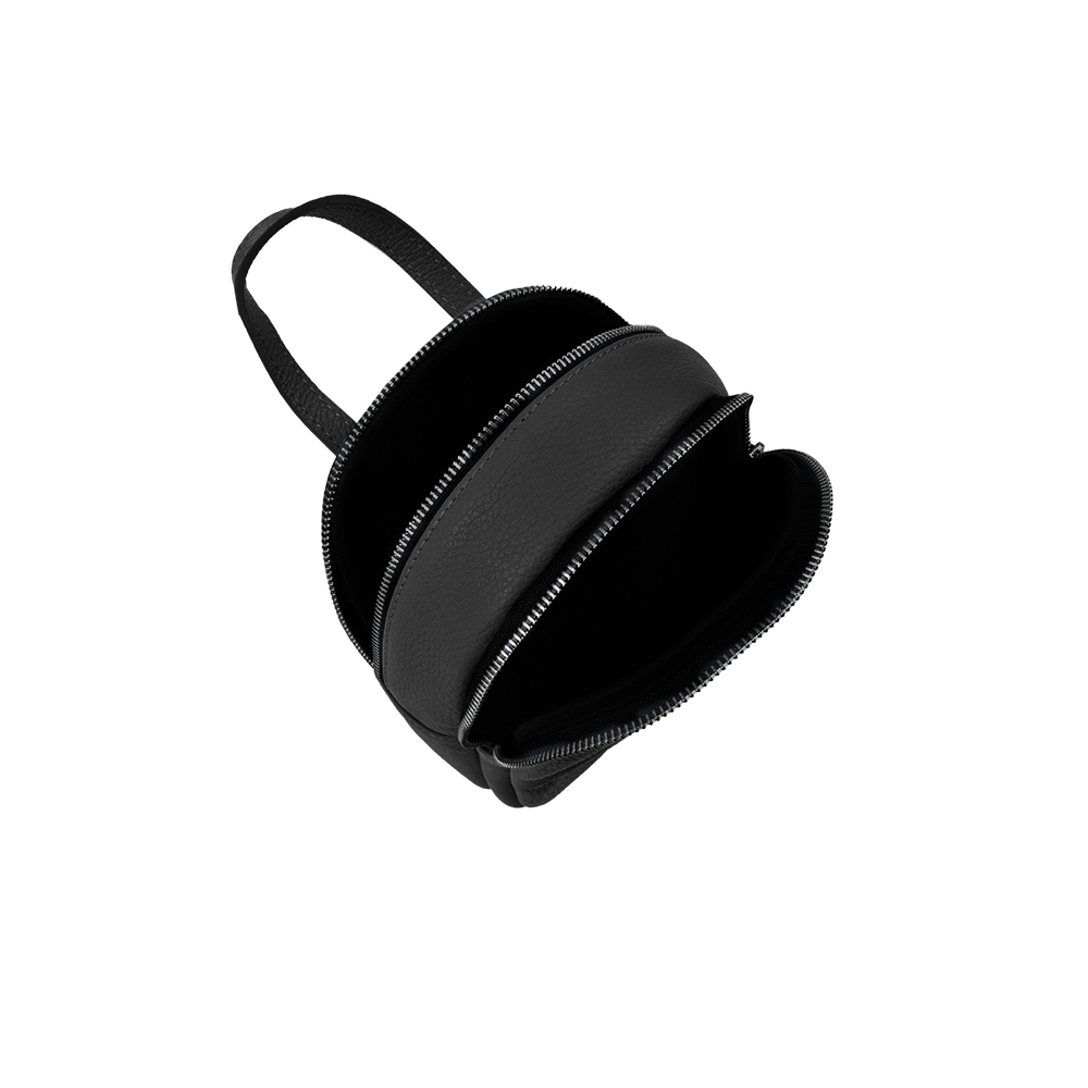 Rucsac dama din piele naturala Antonia Moretti AM1286, Negru, #4, Bagsy