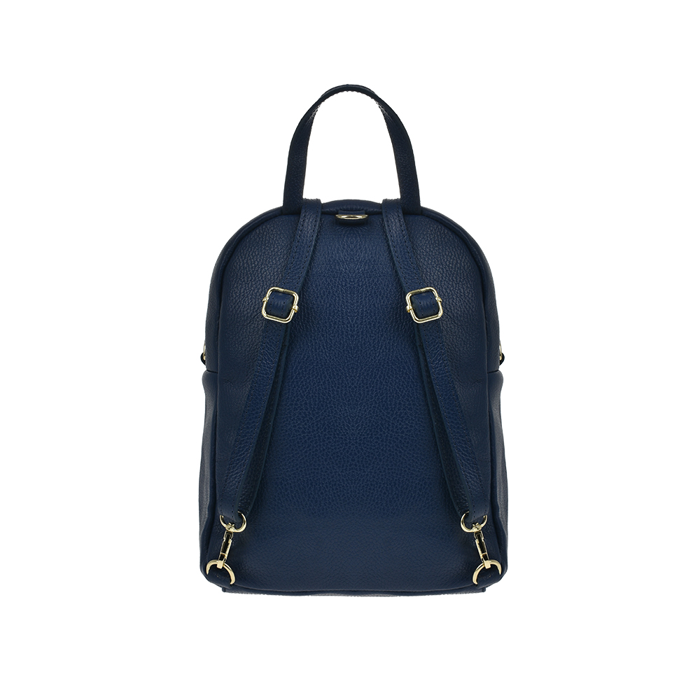 Rucsac dama din piele naturala Antonia Moretti AM1287, Albastru, #3, Bagsy