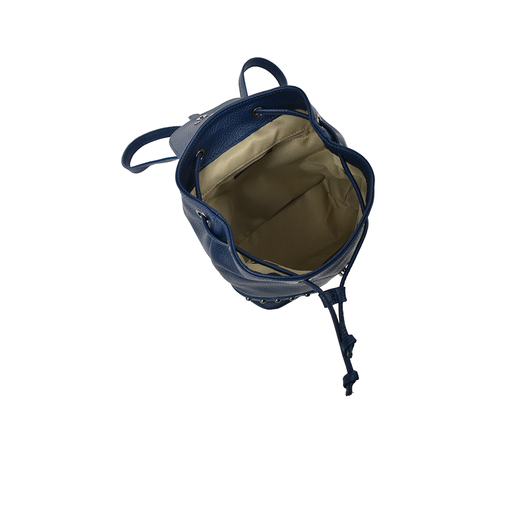 Rucsac din piele naturala Antonia Moretti AM1297, Albastru, #4, Bagsy