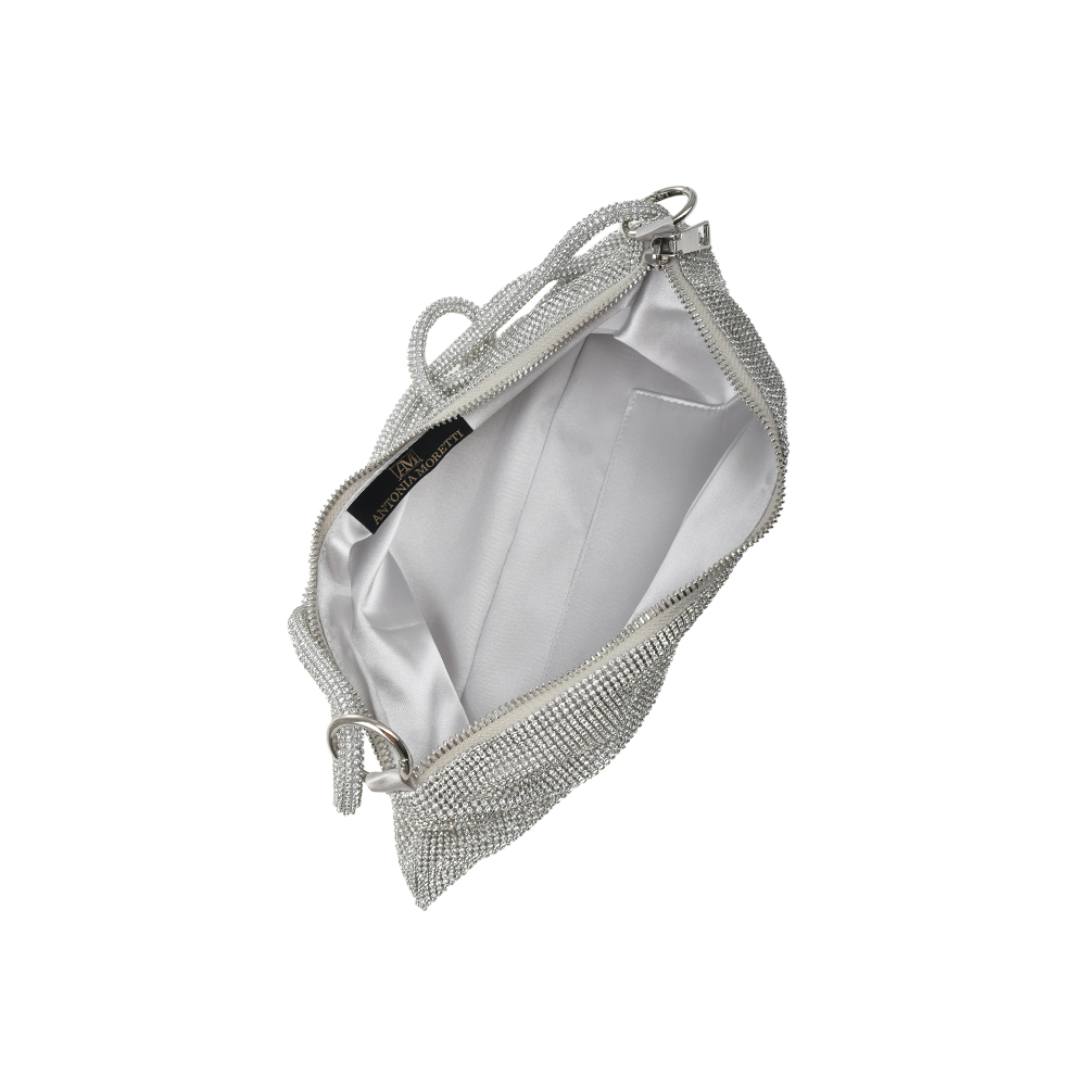 Geanta de ocazie Antonia Moretti AM1298, Argintiu, #4, Bagsy