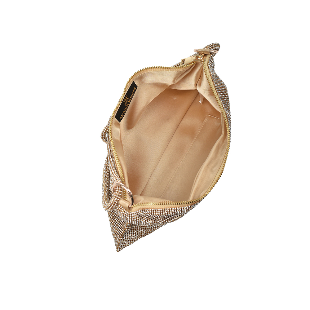 Geanta de ocazie Antonia Moretti AM1298, Auriu, Nr. 4, Bagsy