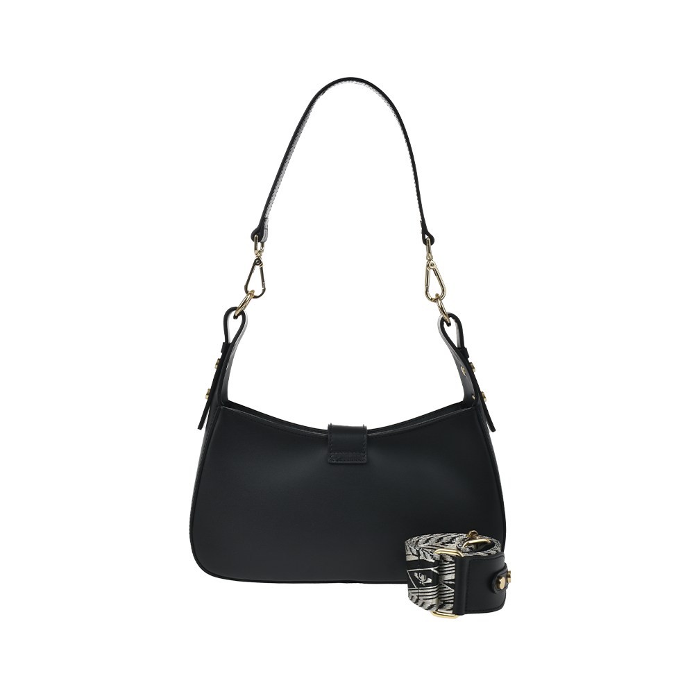 Geanta dama din piele naturala Antonia Moretti AM1299, Negru, #3, Bagsy