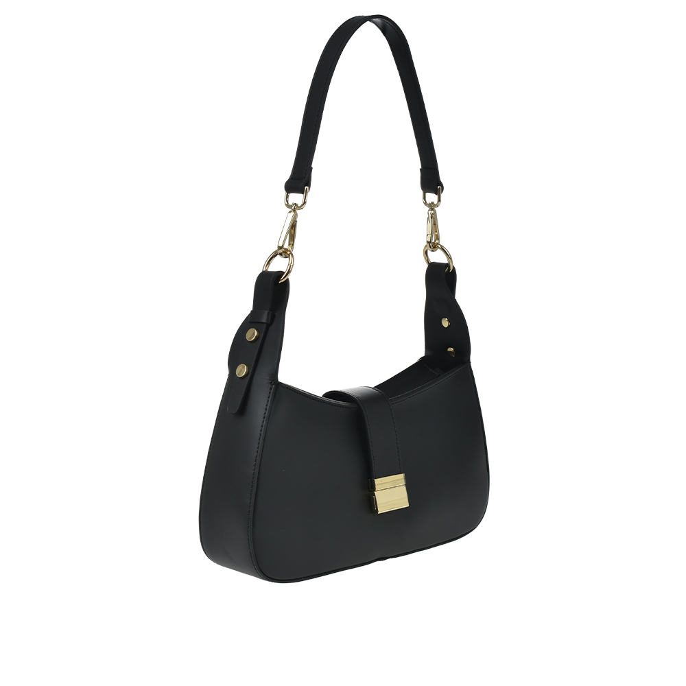 Geanta dama din piele naturala Antonia Moretti AM1299, Negru, #2, Bagsy