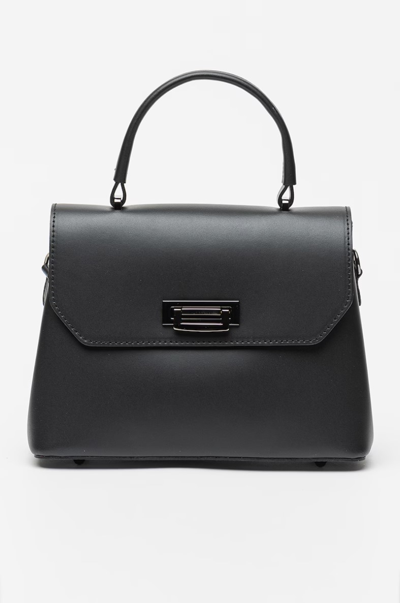 Geanta de mana din piele naturala Antonia Moretti AM1304, Negru, #1, Bagsy