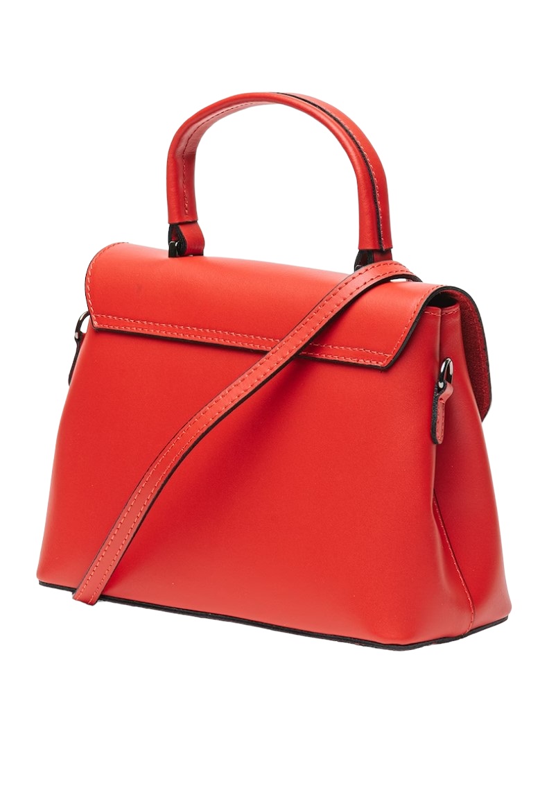 Geanta de mana din piele naturala Antonia Moretti AM1304, Rosu, Nr. 2, Bagsy