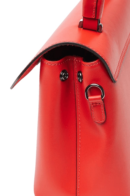 Geanta de mana din piele naturala Antonia Moretti AM1304, Rosu, Nr. 5, Bagsy