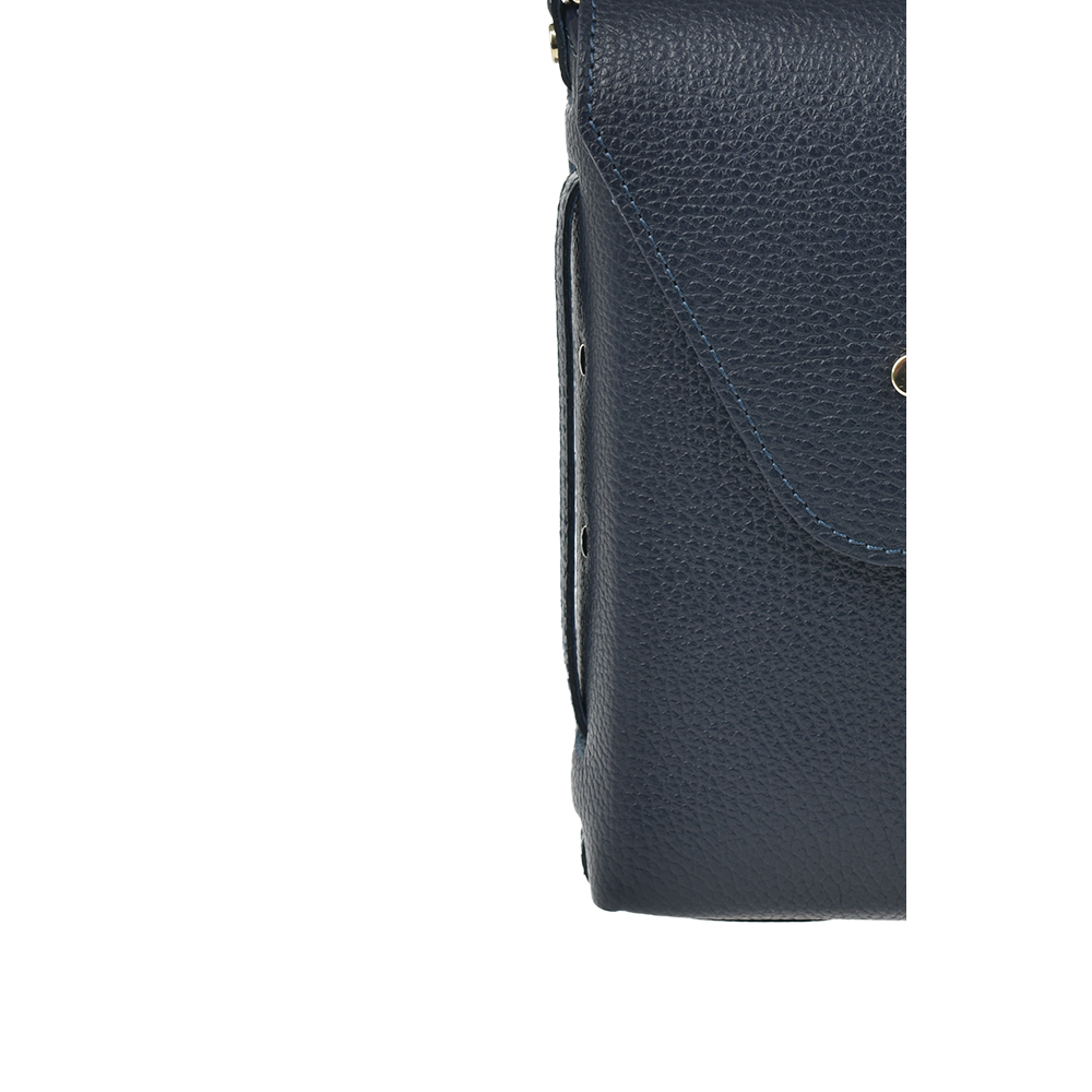 Geanta de umar din piele naturala Antonia Moretti AM1309, Albastru, #5, Bagsy