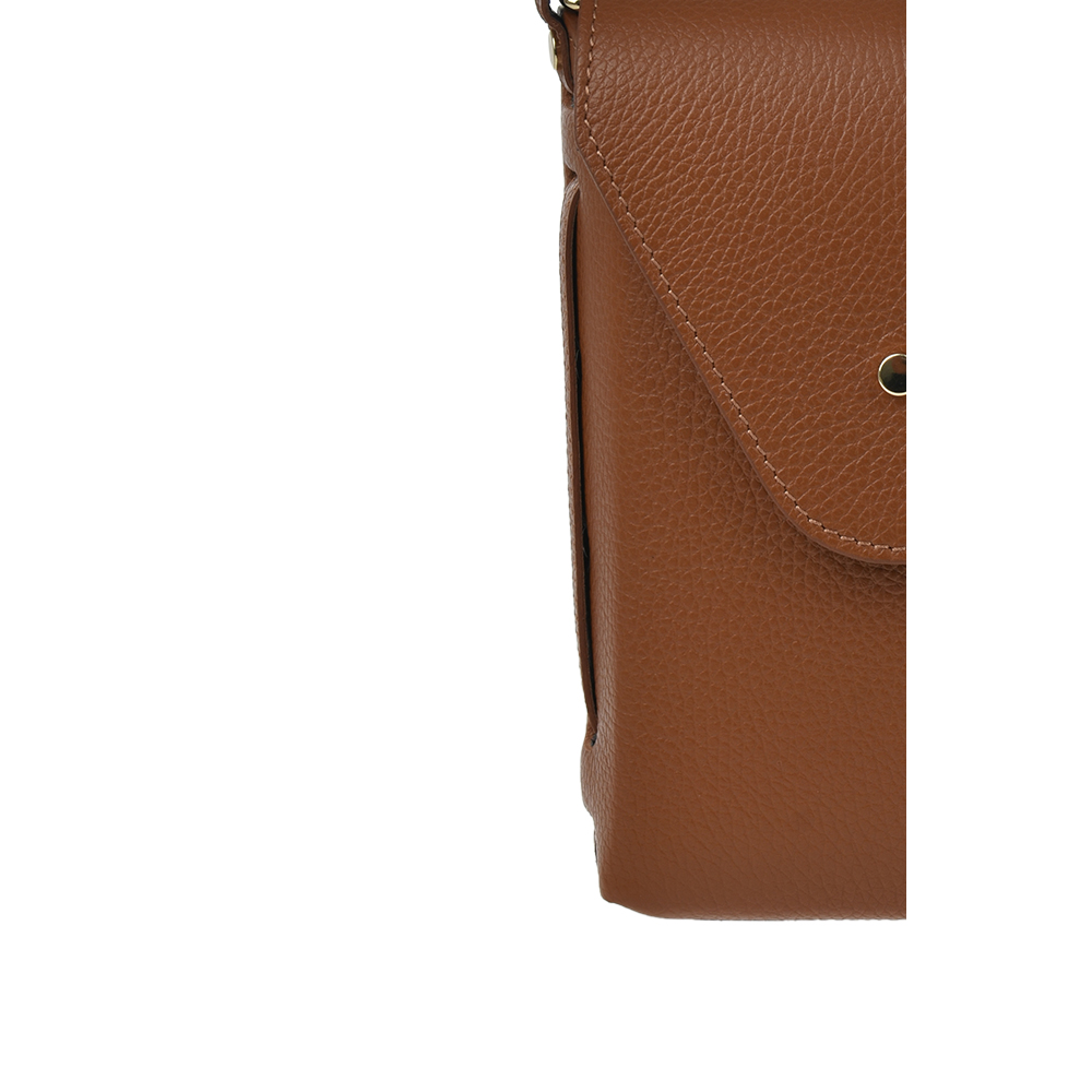 Geanta de umar din piele naturala Antonia Moretti AM1309, Cognac, #5, Bagsy