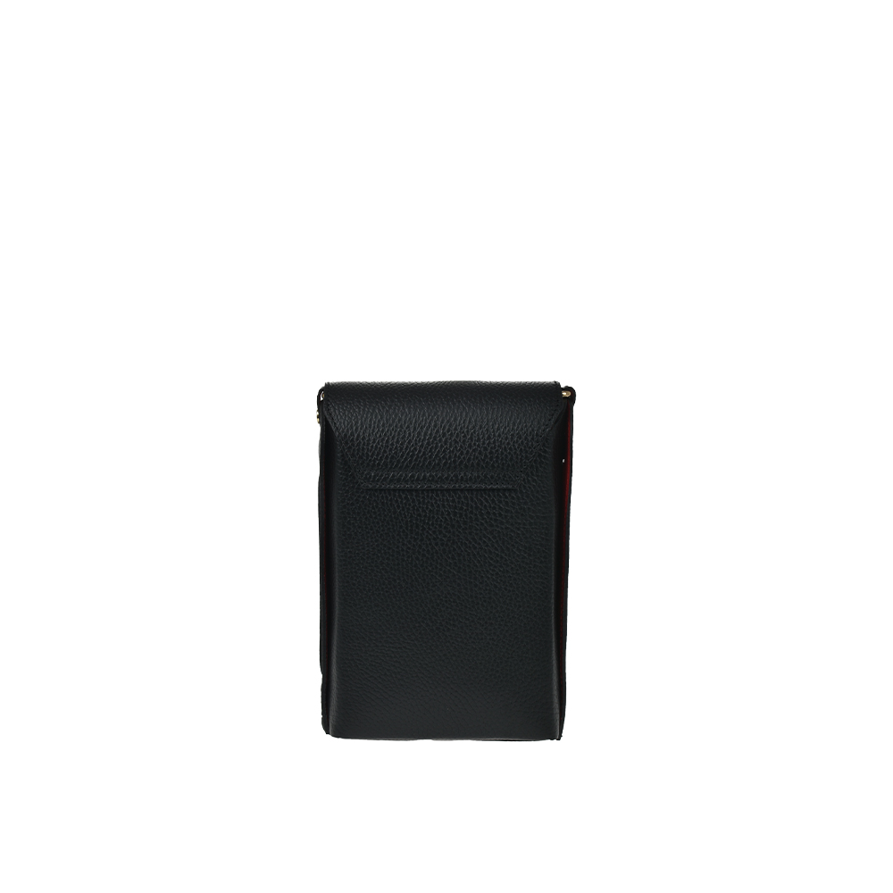 Geanta de umar din piele naturala Antonia Moretti AM1309, Negru, #3, Bagsy